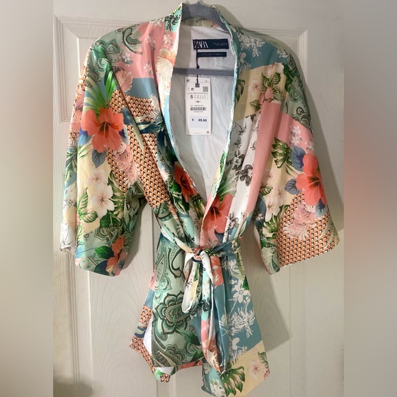 🧡NEVER WORN! Zara | Style: Kimono | Size: Small | Condition: New | Lined Inside - Picture 4 of 11